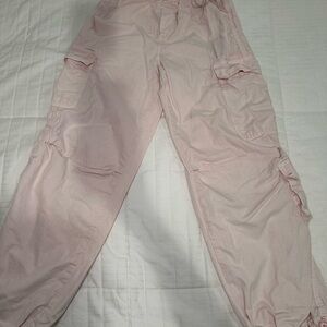 Multi-pocket parachute pants